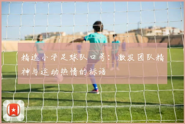 精选小学足球队口号：激发团队精神与运动热情的标语